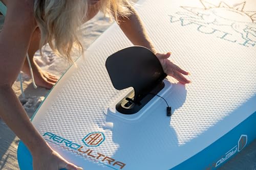 BOTE Wulf Aero Inflatable Stand Up Paddle Board Kit Includes Accessories Adjustable Paddle iSUP Travel Bag Blow Up Pump Safety SUP Coiled Leash Multiple Sizes
