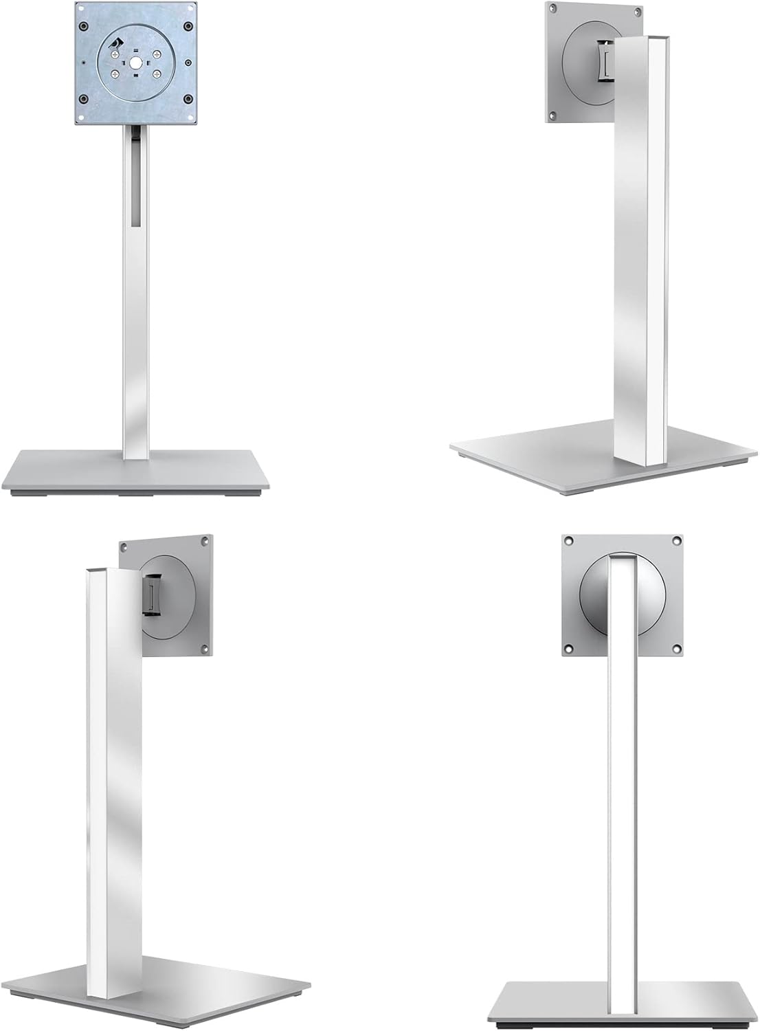 Single Monitor Mount for 27-32 Inch Screens, Freestanding VESA Monitor Desk Mount, Swivel Tilt Rotation Height Adjustable