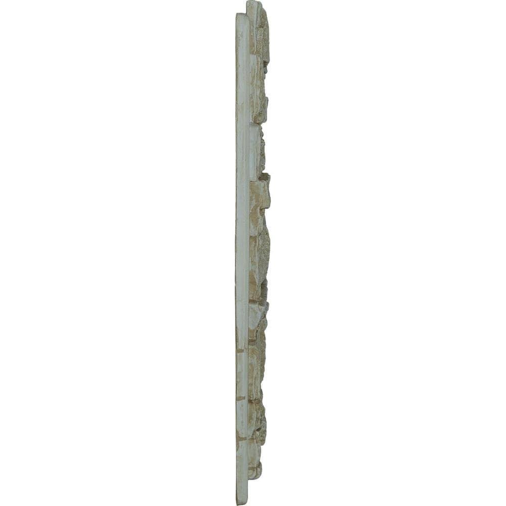 48 inchw x 24 inchh x 1 1/4 inchd Acadia Ledge Stacked Stone, Stonewall Faux Stone Siding PANEL, Sandstone