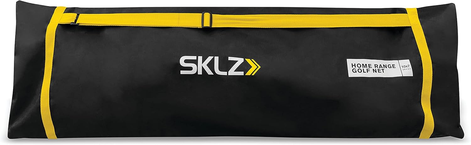 SKLZ Home Range Golf Net for Backyard Practice with Dual Net for Smooth Ball Return and Carry Bag