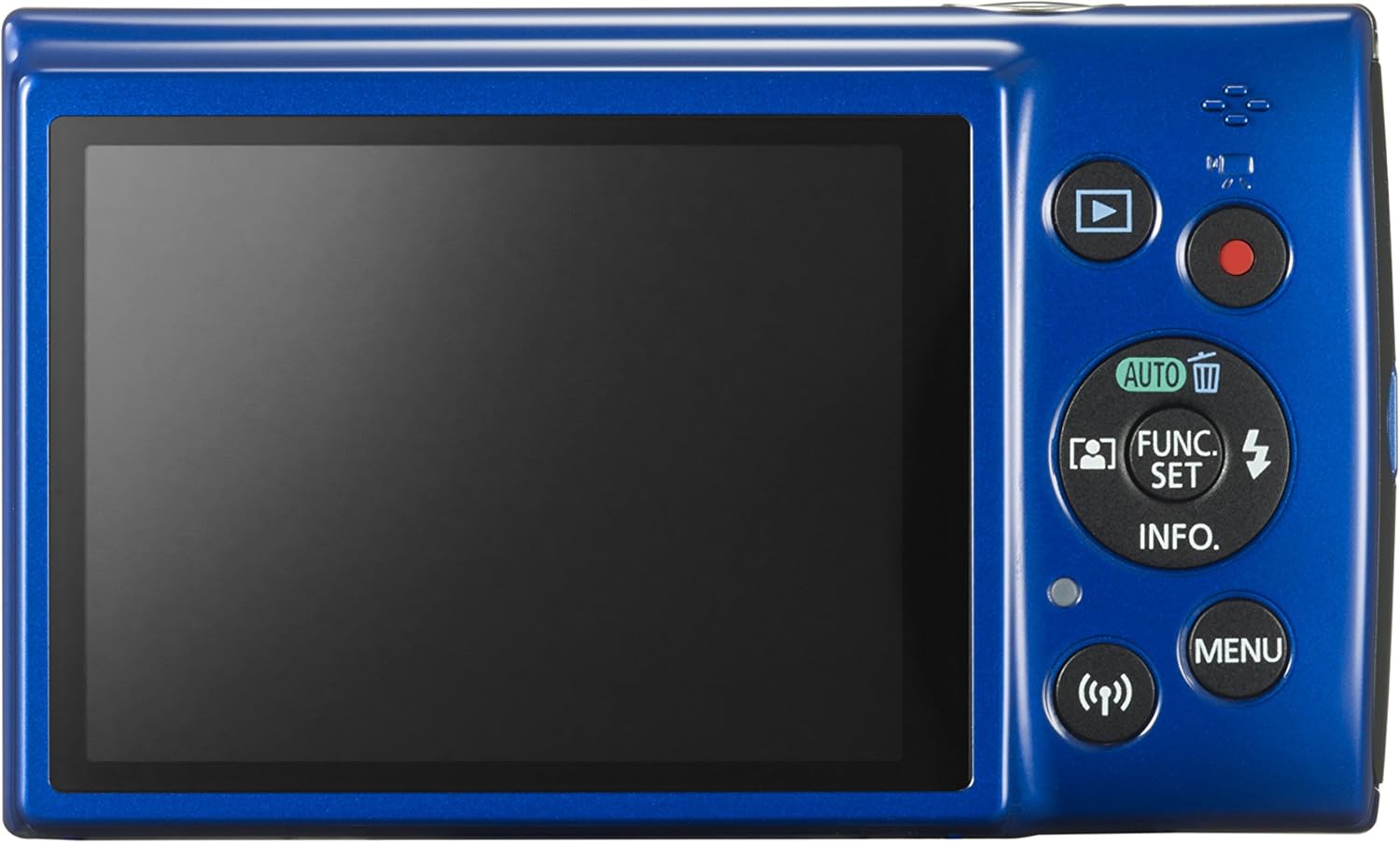 Canon PowerShot ELPH 190 Digital Camera w/10x Optical Zoom and Image Stabilization - Wi-Fi & NFC Enabled (Blue) (Renewed)