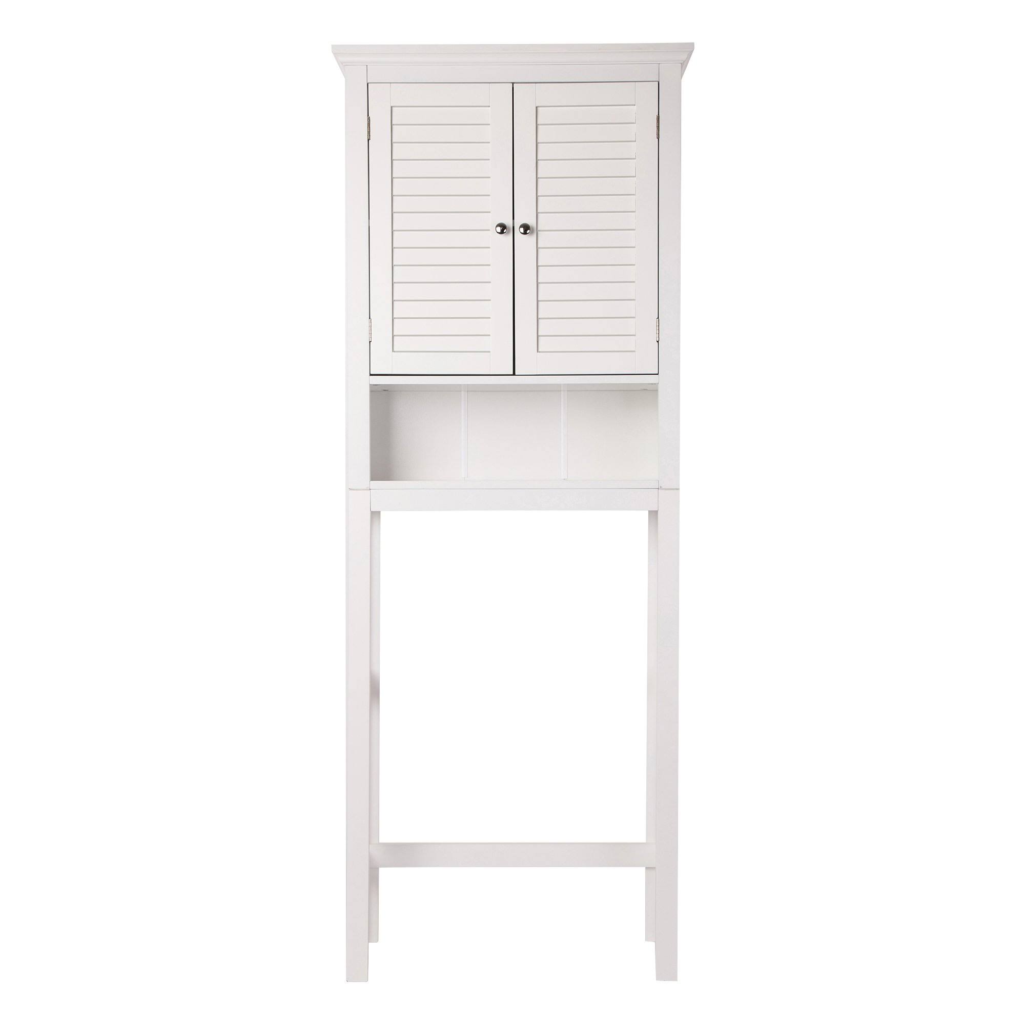 Glitzhome Bathroom Cabinet Spacesaver, White