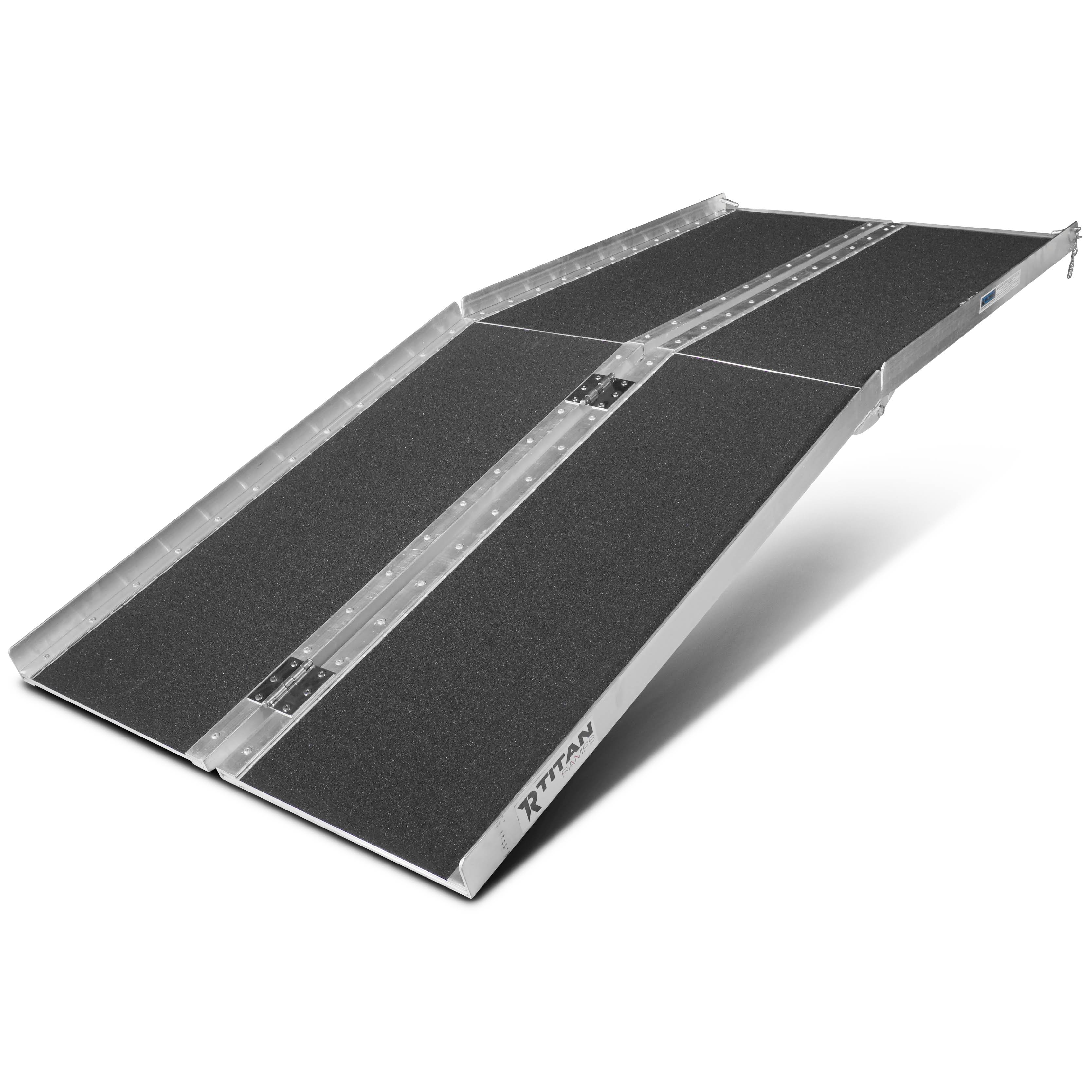 6& ft Aluminum Multifold Wheelchair Scooter Mobility Ramp Portable 72x22 (MF6)