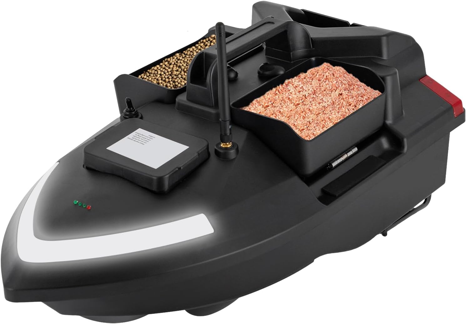 Bait Boat for Fishing 500m Remote Control GPS Fishing Bait Boat Fishing Boat, Automatic Route Correction, 4.4lbs Tank Capacity