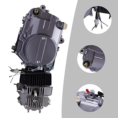 140CC Engine Motor, 4 Stroke Single-cylinder Horizontal Kick Starter Engine Motor Replacement Kits Pit Dirt Bike Engine Motor for HONDA CRF50 / CRF70 / XR50 / XR70 / Z50 / Z50R