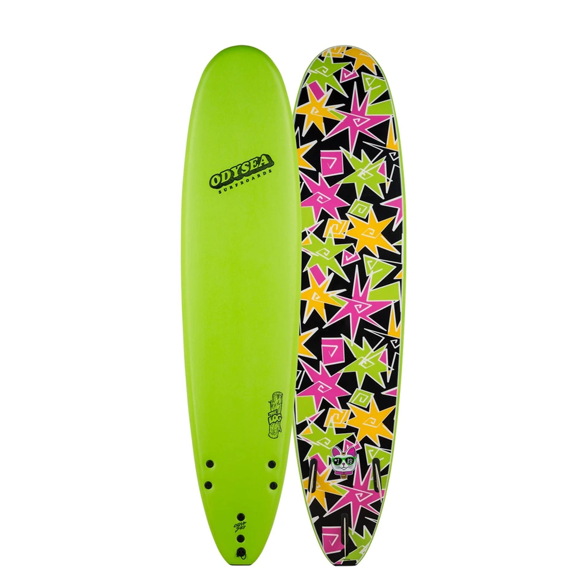 Catch Surf Odysea Log Team Soft Surfboard, 8&0 / Kalani Robb Lime