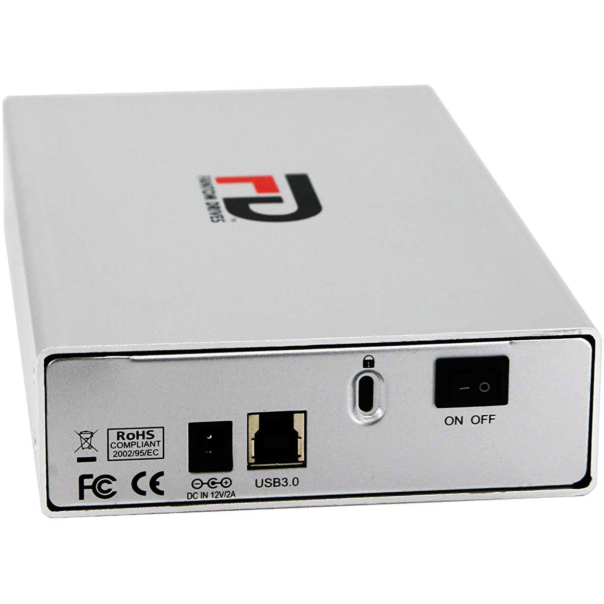 Fantom Drives G-Force 3 8TB External USB 3.0 Hard Drive GF3S8000U, Silver
