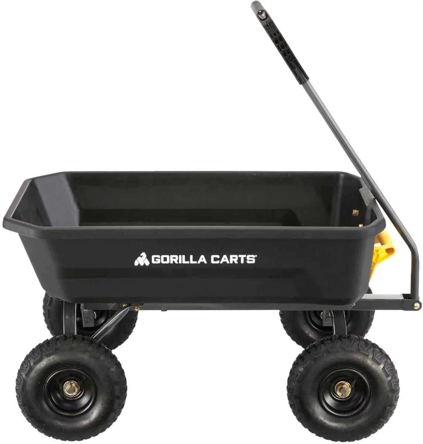 Gorilla Carts 4 Cu. Ft. 600 Lb. Poly Garden Cart