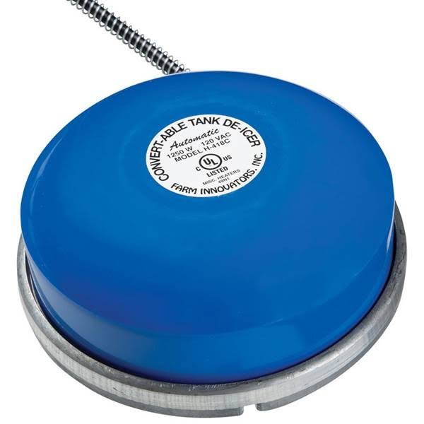 Farm Innovators Ice Chaser Premium 2 in 1 Convertible Stock Tank De - Icer - H418C