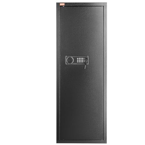 VEVOR Rifles Gun Safe, Rifle Safe with Lock & Digital Keypad, Quick Access Tall Gun Storage Cabinet with Removable Shelf, Rifle Cabinet for Home Rifle and Shotguns
