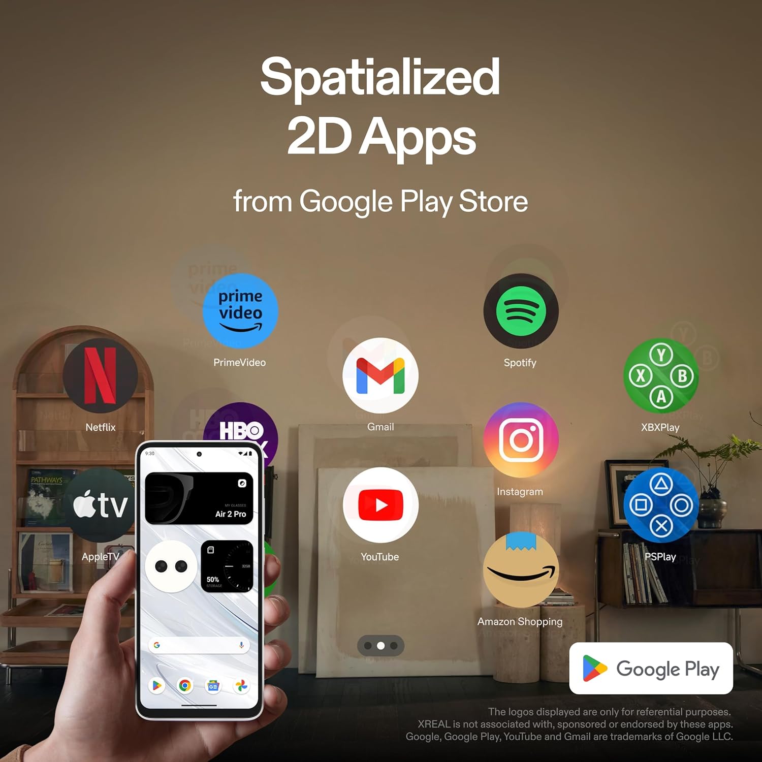 XREAL Ultimate AR Bundle: XREAL Air 2 Pro AR Glasses and XREAL Beam Pro (8G+256G) – Supports All Google Play Store Apps, Elevate Your Spatial Experience