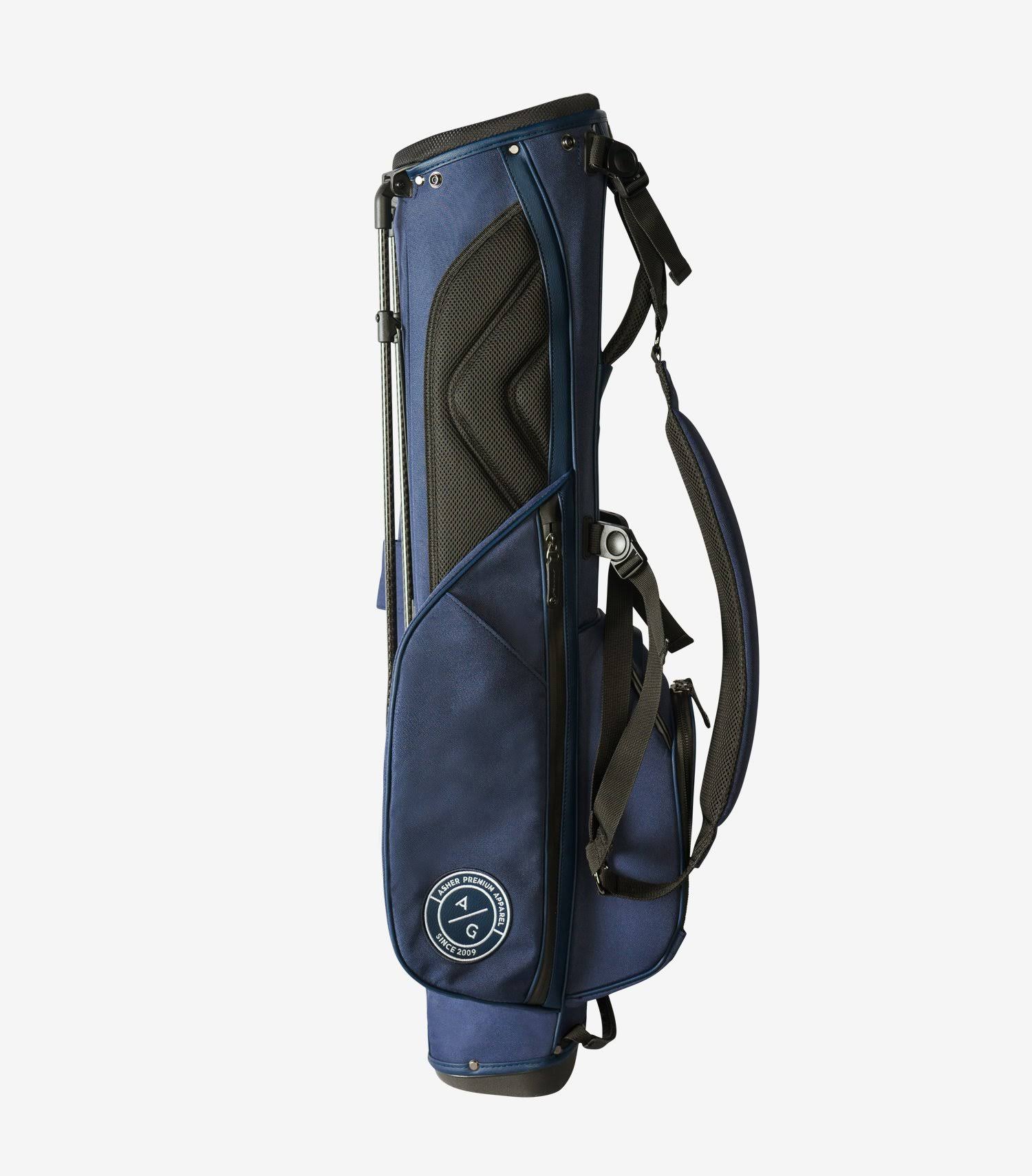 Asher Golf Sunday Carry Golf Bag - Navy