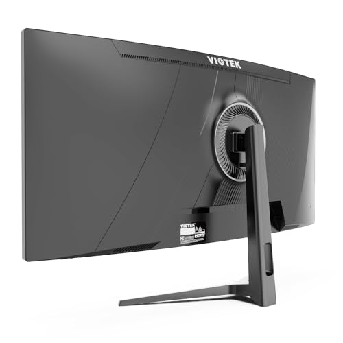Viotek GNV34DBE4 34 Inch UWQHD 144Hz Curved Gaming Monitor | Ultra-Wide 21:9 3440x1440p, 1ms MPRT, 4000:1 Contrast, 140% sRGB, HDR, FreeSync & G-Sync Ready, PIP/PBP