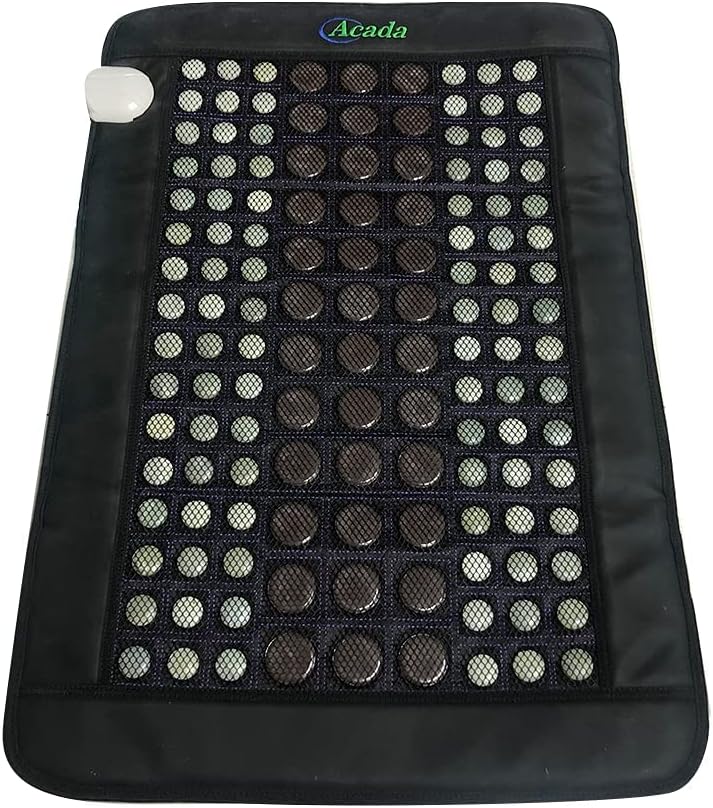 Acada Far Infrared Heating Pad - Jade Tourmaline Hot Stone Pad - Infrared Heating Pad (31x21)