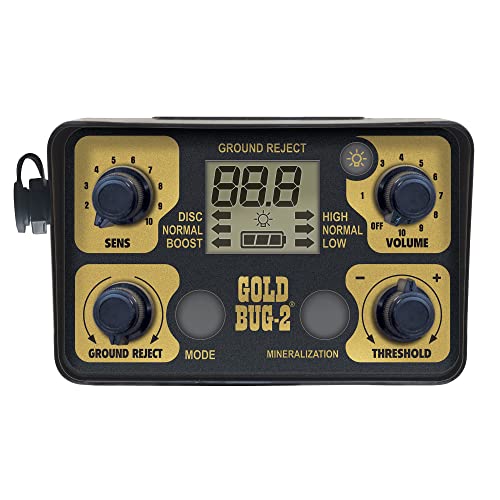 Fisher Gold Bug-2 Metal Detector with 10" Coil, 6.5" Coil by Fisher Labs