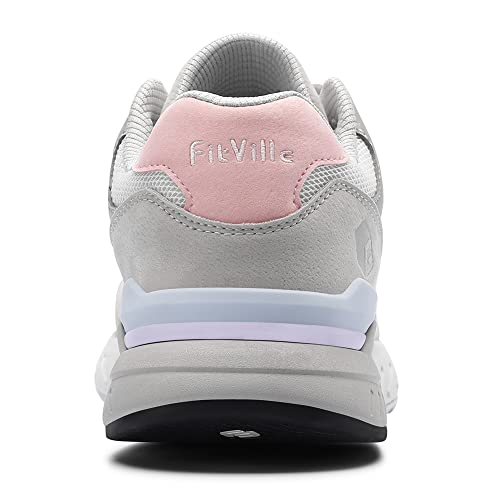 FitVille Women's Extra Wide Walking Shoes Wide Width Sneakers for Flat Foot Plantar Fasciitis Heel Pain Relief - Rebound Core