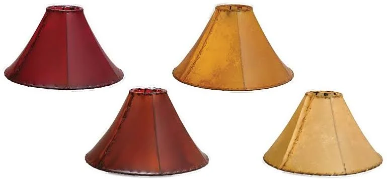 Rawhide Shade - 20 inch - Cabin Lighting - Black Forest Decor