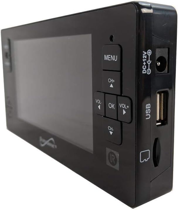 SuperSonic SC-2813 13 Portable Widescreen LED TV with USB/SD Inputs, HDMI, FM Radio, Rechargeable Battery and AC/DC Compatible for Home, RVs, Boats, Camping