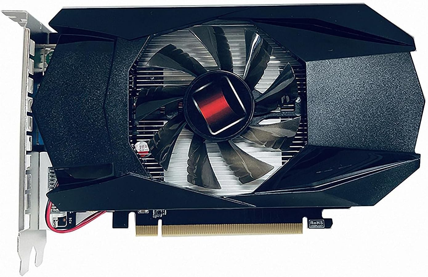 ONEVER HD7670 2Gb GDDR5 Graphics Card, 128Bit Independent HDMI GPU Mini ITX Design Gaming Graphics Card, VGA/DVI/HDMI Video Card for Desktop Office Home Pc Accessories, Single Fan Cooling System