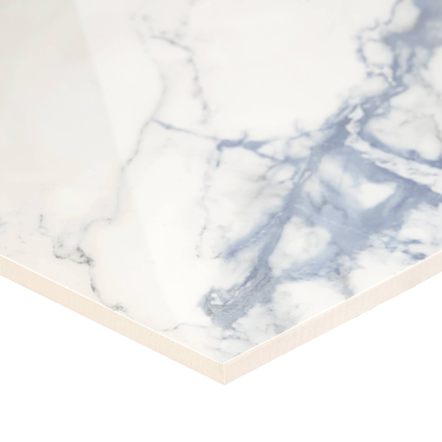 Ivy Hill Tile Calacatta Indigo 12 in. x 24 in. Polished Porcelain Floor and Wall Tile (6-Piece, 11.62 Sq. ft./Case)
