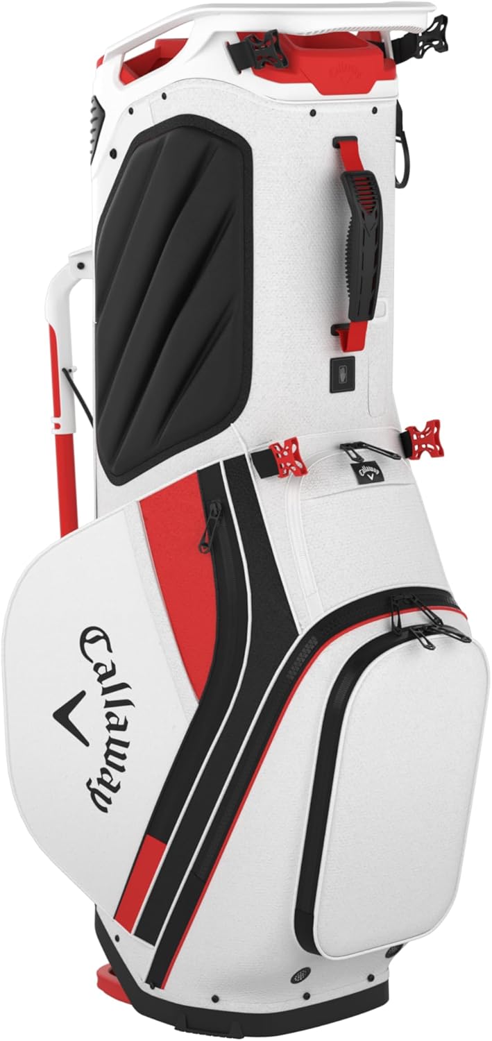 Callaway Golf Fairway 14 Stand Bag (White/Black/Fire)