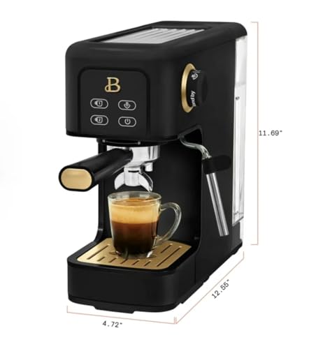 Beautiful Slim Espresso Maker with 20-Bar Pressure by Drew Barrymore