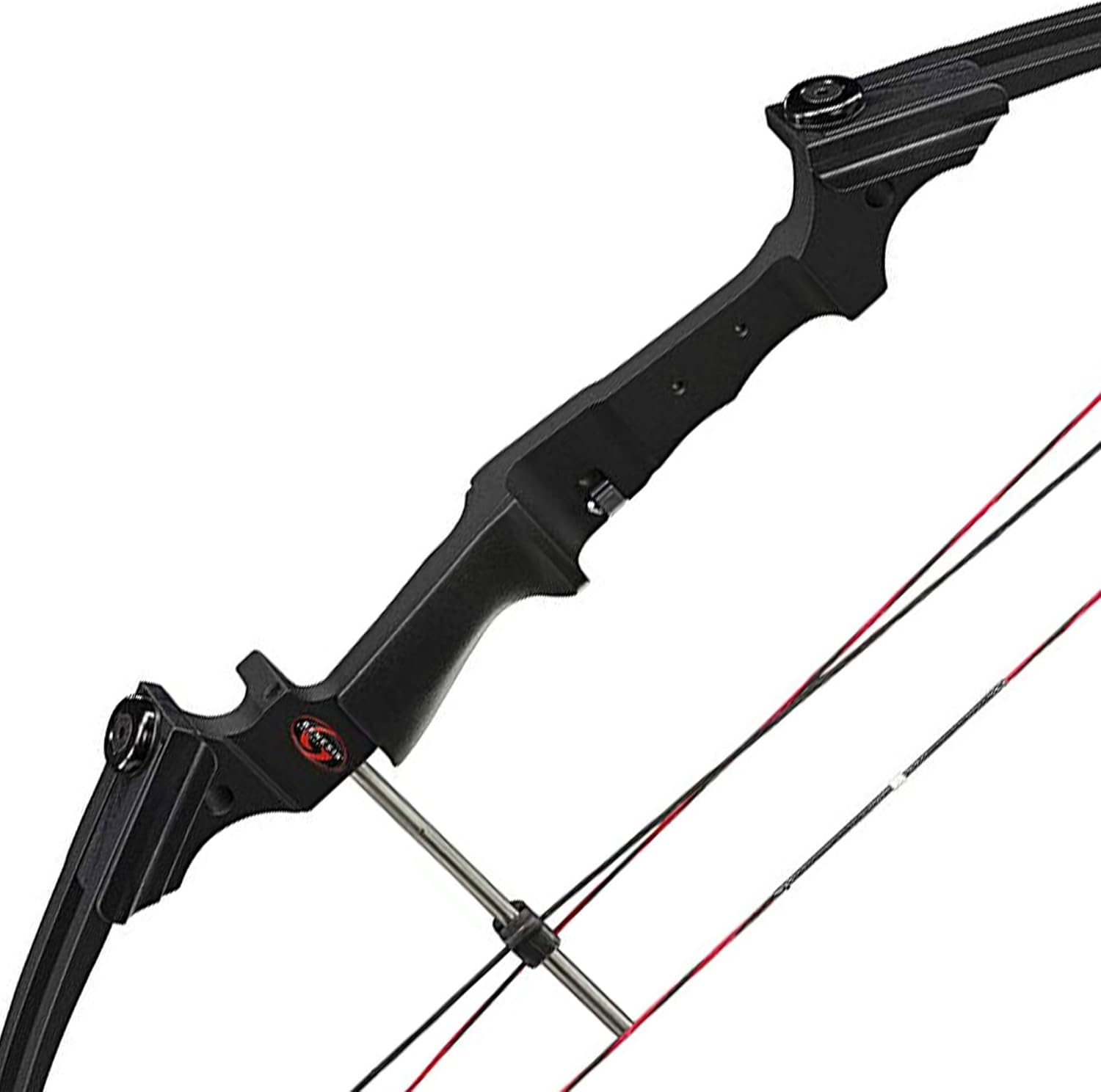 Genesis Archery Compound Bow w/Adjustable Draw Length from 15"-30" & Adjustable Draw Weight Range of 10 to 20 Pounds for Left-Handed, Black (2 Pack)
