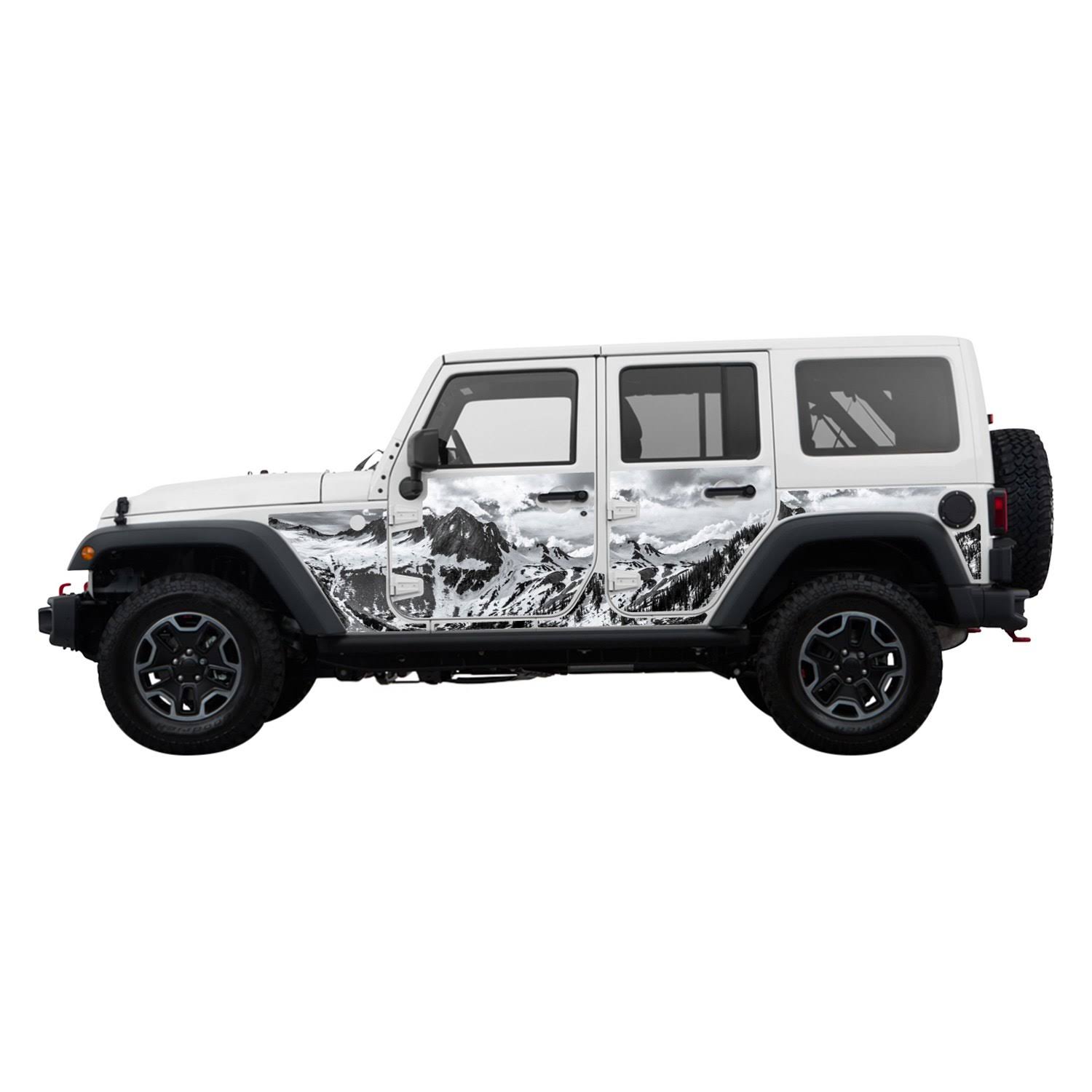 Jeep Wrangler Mek Magnet Magnetic Body Armor; The Rockies 4004