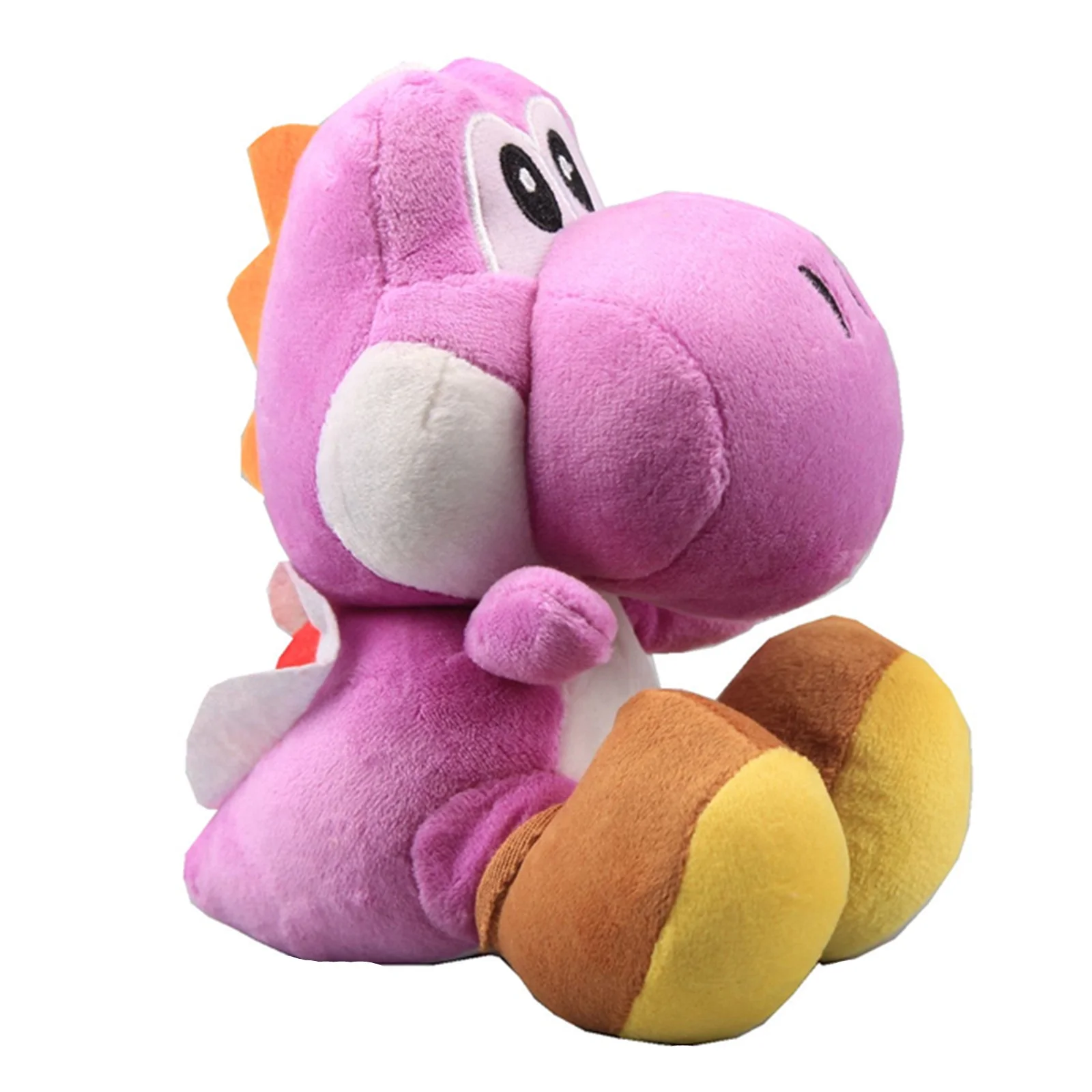 uiuoutoy Set of 9 Yoshi Plush Toys 6" Green Yoshi, Red Yoshi, White Yoshi, Purple Yoshi, Light Blue Yoshi, Dark Blue Yoshi, Black Yoshi, Yellow Yoshi, and Pink Yoshi