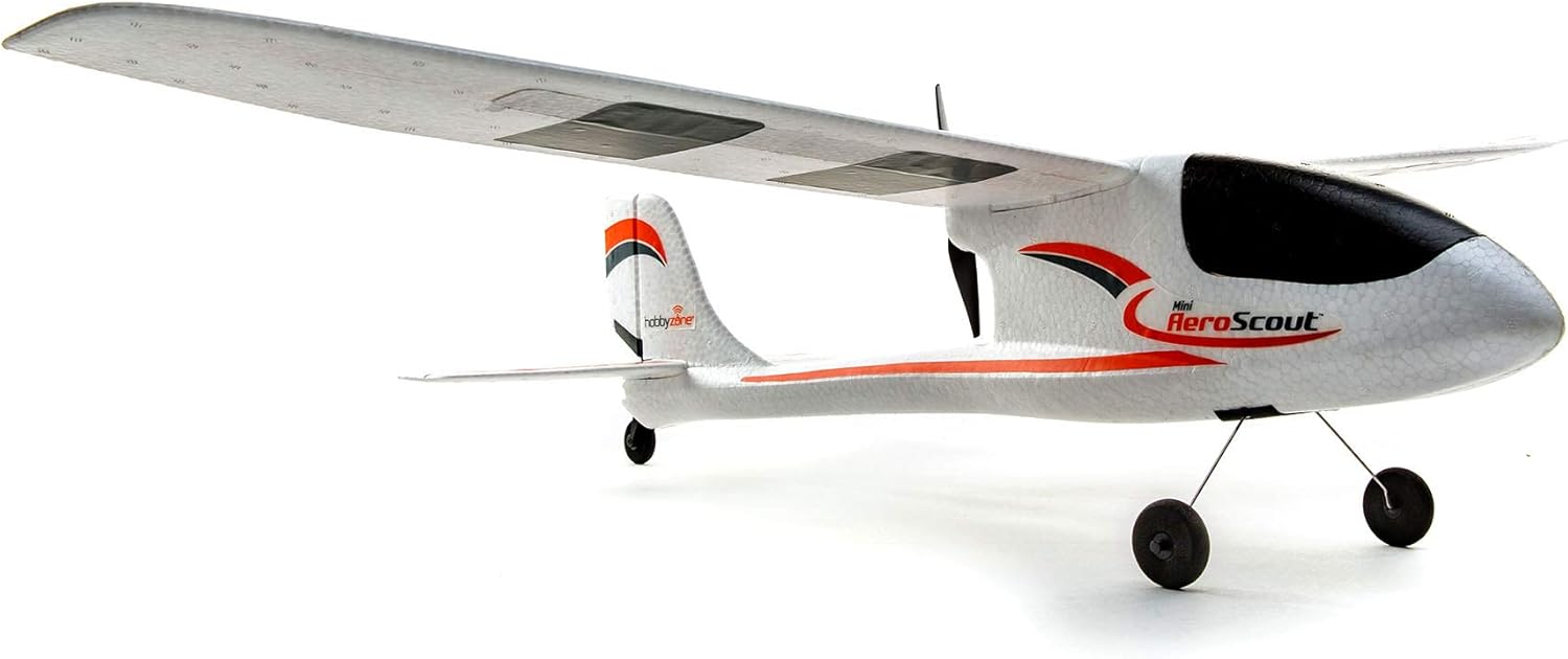 HobbyZone RC Airplane Mini AeroScout RTF (Includes Controller, Transmitter, Battery and Charger), HBZ5700