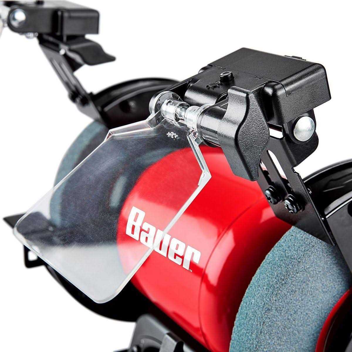 Bauer 6 in. Bench Grinder with LED Lights