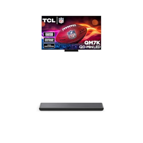 TCL 55-Inch Class QM7K Series QD-Mini LED 4K UHD Google Smart TV Best Premium Mini-LED TV - QLED, 144hz, 240hz Gaming Rate, Anti-Reflective Screen, Bang & Olufsen Audio, Atmos (55QM7K, 2025 Model)