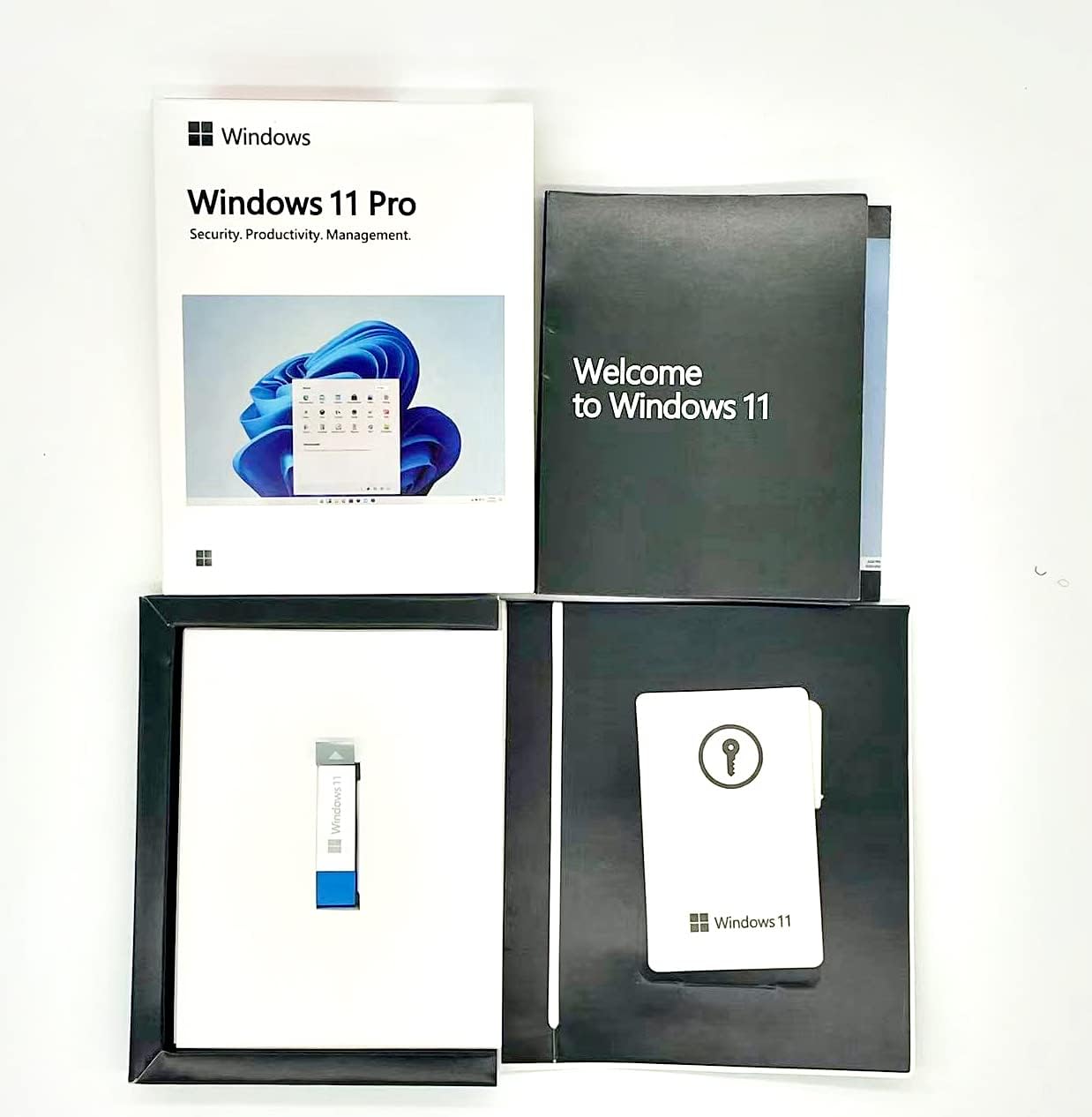 Windows 11 Pro USB Software | USB Flash 32 or 64 bit | English International | 1 PC | Original Lifetime License | 2022 Version | New