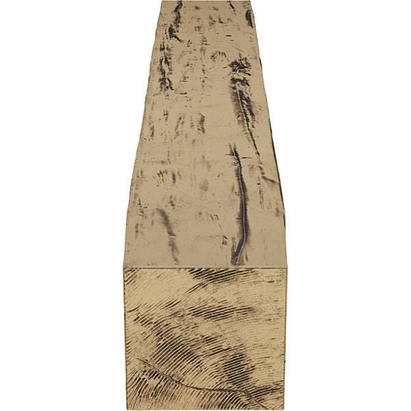 Ekena Millwork MANURW06X08X60NG 6x22H x 8x22D x 60x22W Riverwood Faux Wood Fireplace Mantel, Natural Golden Oak