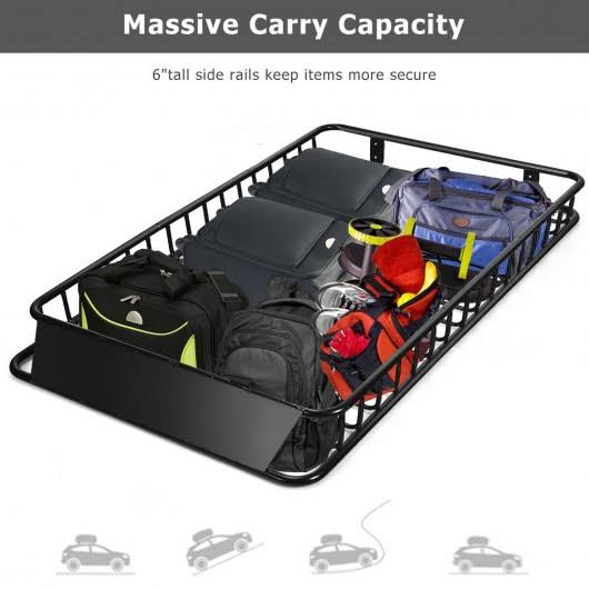 64x22 Universal Roof Rack Cargo Carrier