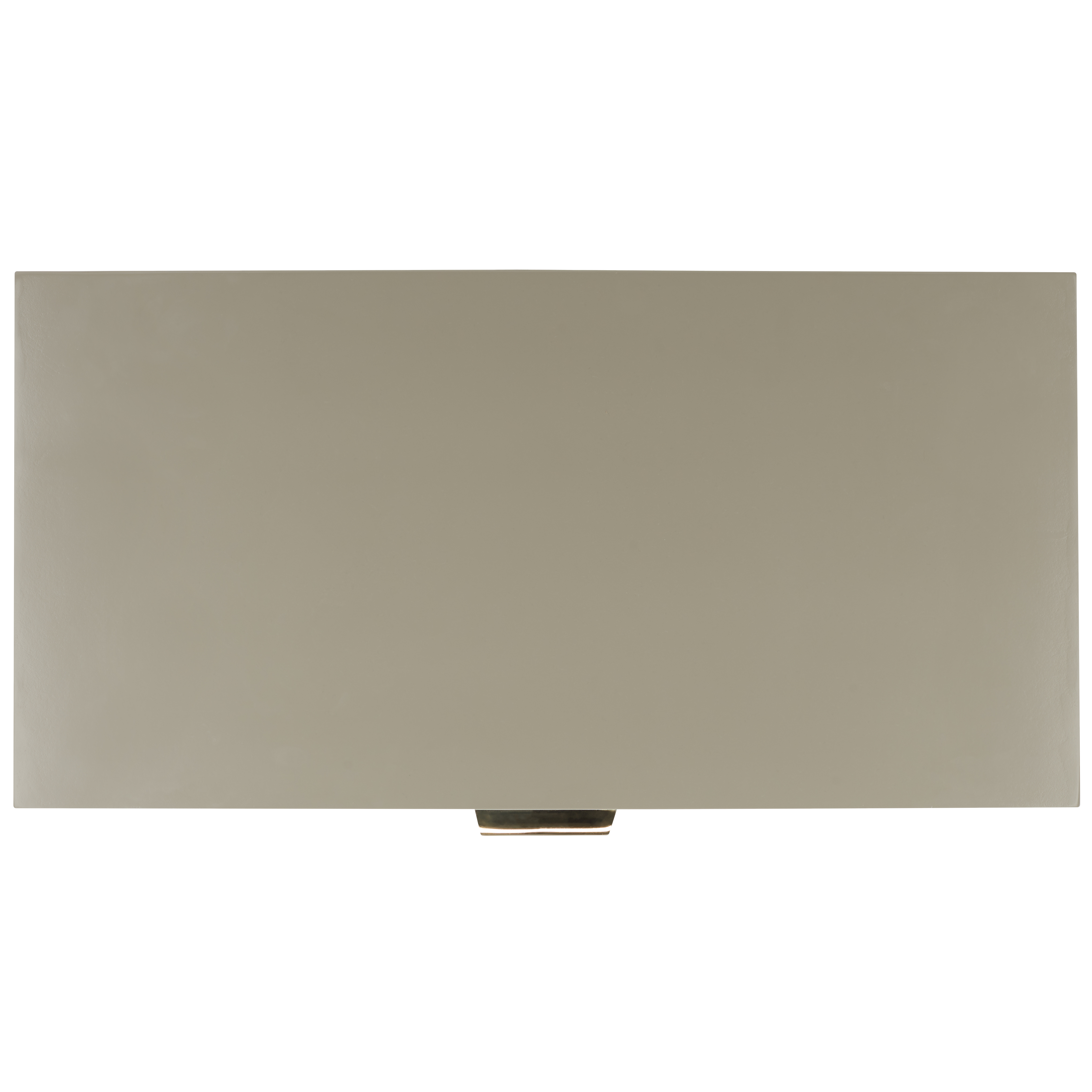 SAFAVIEH Nigel Mid-Century 2 Door 1 Drawer Chest, Grey/Brass (31.9 in. W x 15.9 in. D x 29 in. H)