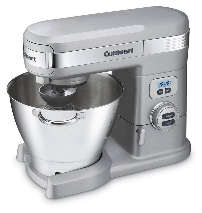 Cuisinart 5 Quart 12-Speed Stand Mixer Sm-55 White Metal