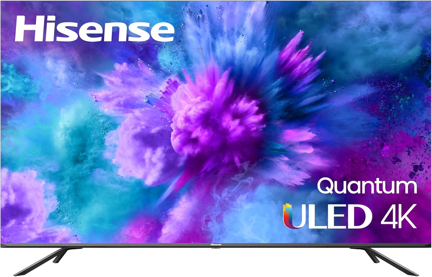 Hisense 65-Inch Class H8 Quantum Series Android 4K ULED Smart TV with Voice Remote (65H8G1, 2021 Model)