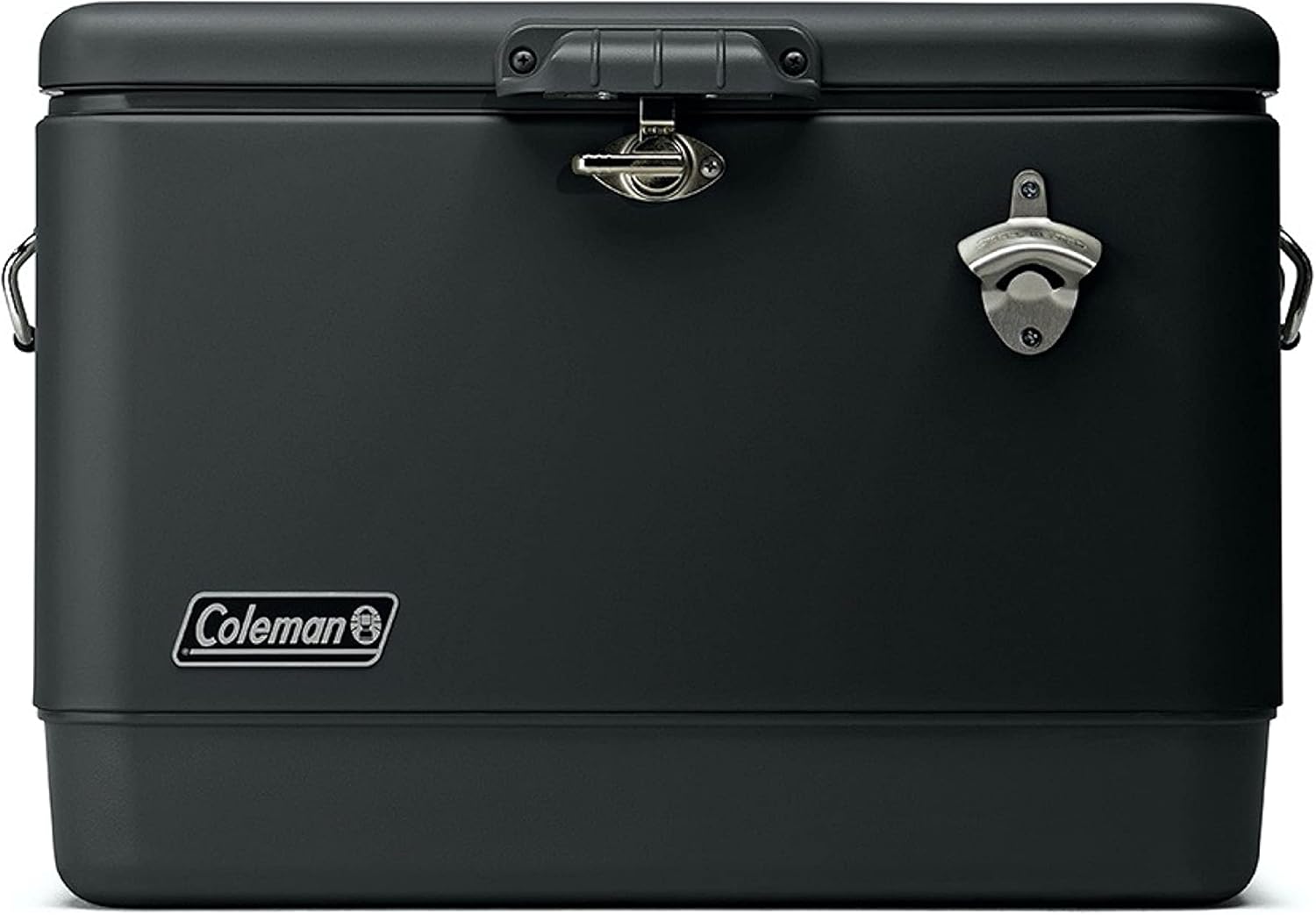 Coleman Cooler | Steel-Belted Cooler Keeps Ice Up to 4 Days | 54-Quart Cooler for Camping & Reunion Insulated Portable Ice Chest
