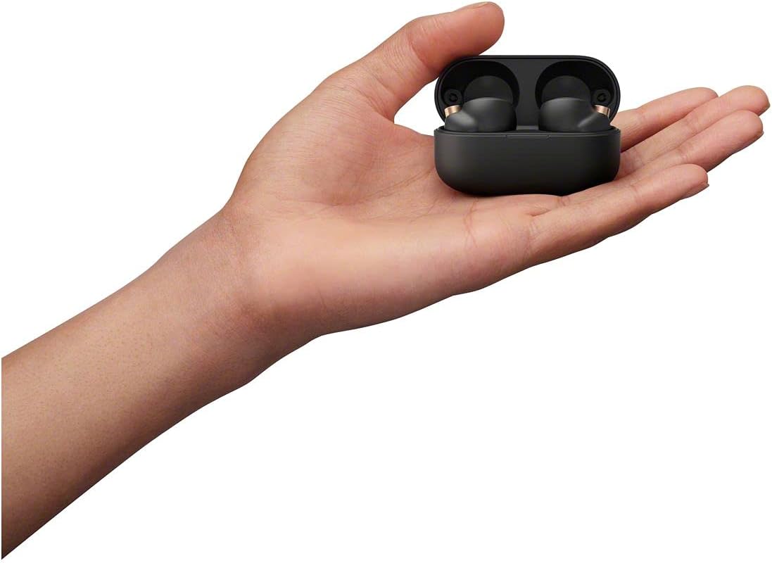 Sony WF-1000XM4 Truly Wireless Noise Cancelling Headphone - Optimised for Alexa and Google Assistant - with Built-in mic for Calls - Bluetooth Connection - Black/Copper