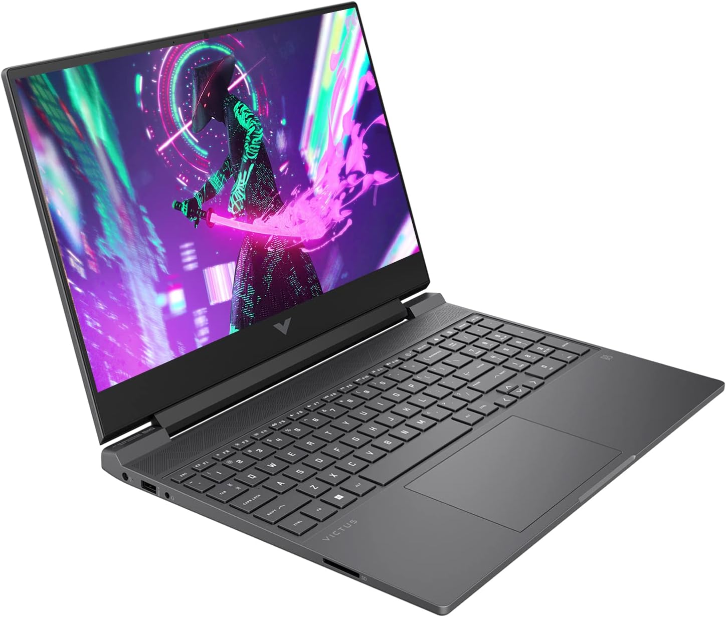HP Victus Gaming Laptop, 15.6" FHD 144 Hz Display, 12th Gen Intel Core i5-12450H, GeForce GTX 1650 Graphics, 16GB RAM, 2TB SSD, RJ45, HDMI, SD Card Reader, Wi-Fi 6, Backlit KB, Windows 11 Home