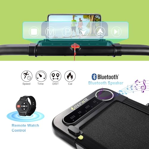 Walking Pad, Walking Pad Treadmill 265 lb Capacity, 3 in 1 Portable Under Desk Treadmill for Home and Office with Remote Control, LED Display