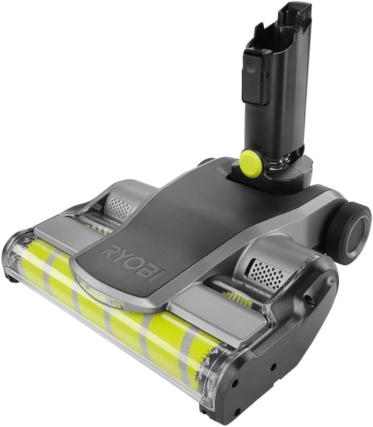 RYOBI 18V ONE+ HP Brushless Pet Stick Vacuum with Dual-Roller Bar Battery Operated, Green (Renewed)