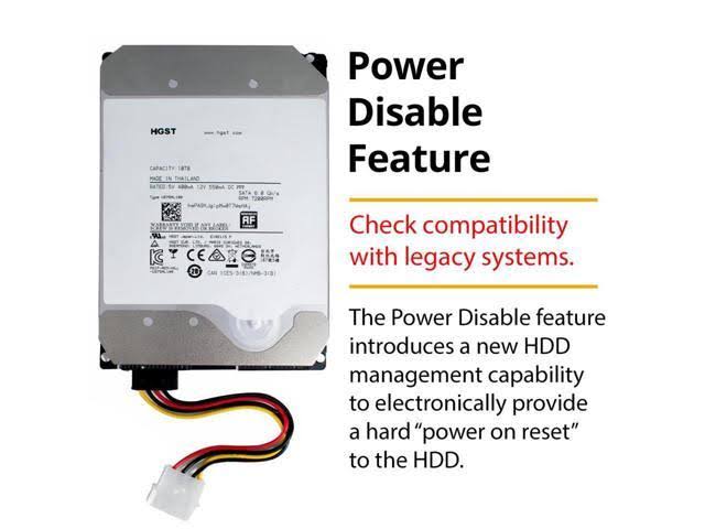 HGST Ultrastar He10 10TB SATA 3.5x22 Internal Hard Drive 0F27452