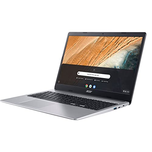 Acer Chromebook 315 Touchscreen Laptop| 15.6 FHD IPS Display| Google Chrome OS| 4G 64GeMMC| Intel Celeron N4020 | Wi-Fi 5 |Numeric Keyboard |USB Type-C |Long Battery Life| Webcam| Cloth