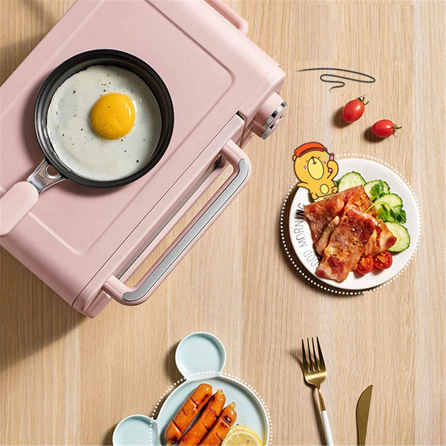 Oven Enamel Interior Built in Electric Single Oven - Stainless Steel Premium Convection Halogen Oven Cooker Mini Oven and Grill Ideal for Roasting,Baking