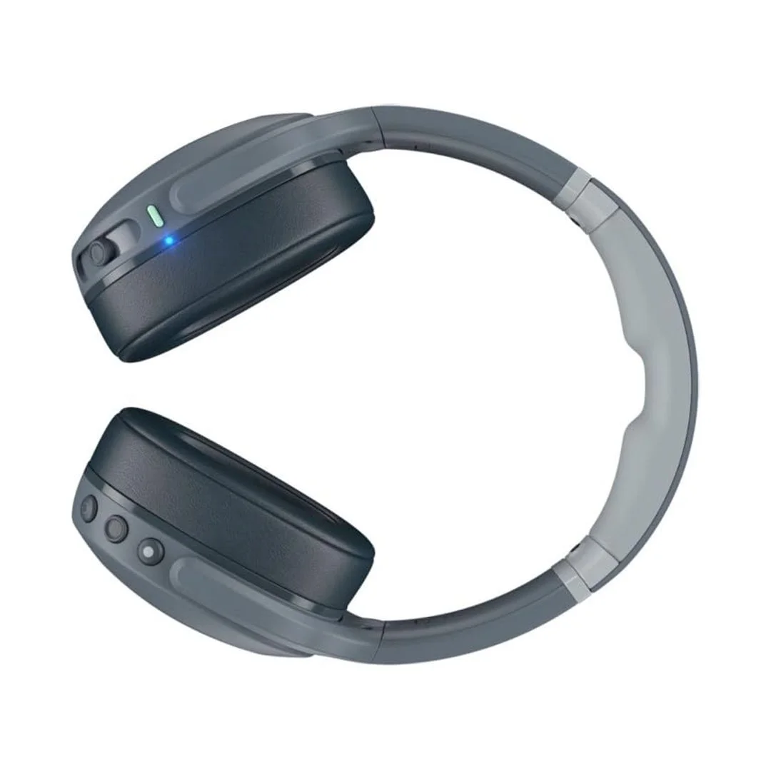 Skullcandy Crusher EVO True Wireless Bluetooth Over Ear Headphone Bundle with Premium Deluxe Carrying Case (Gray)
