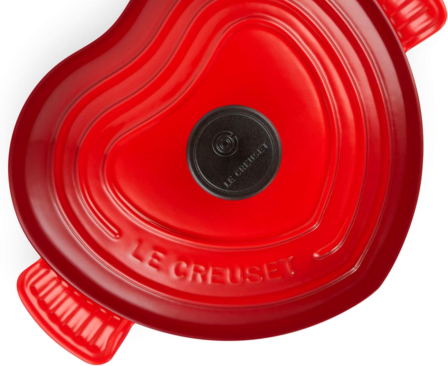 Le Creuset Enameled Cast Iron Heart Cocotte, 2 qt., Cerise