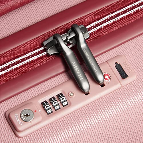 DELSEY PARIS Chatelet Air 2.0 Hardside Luggage with Spinner Wheels, Angora, Checked-Large 28 Inch
