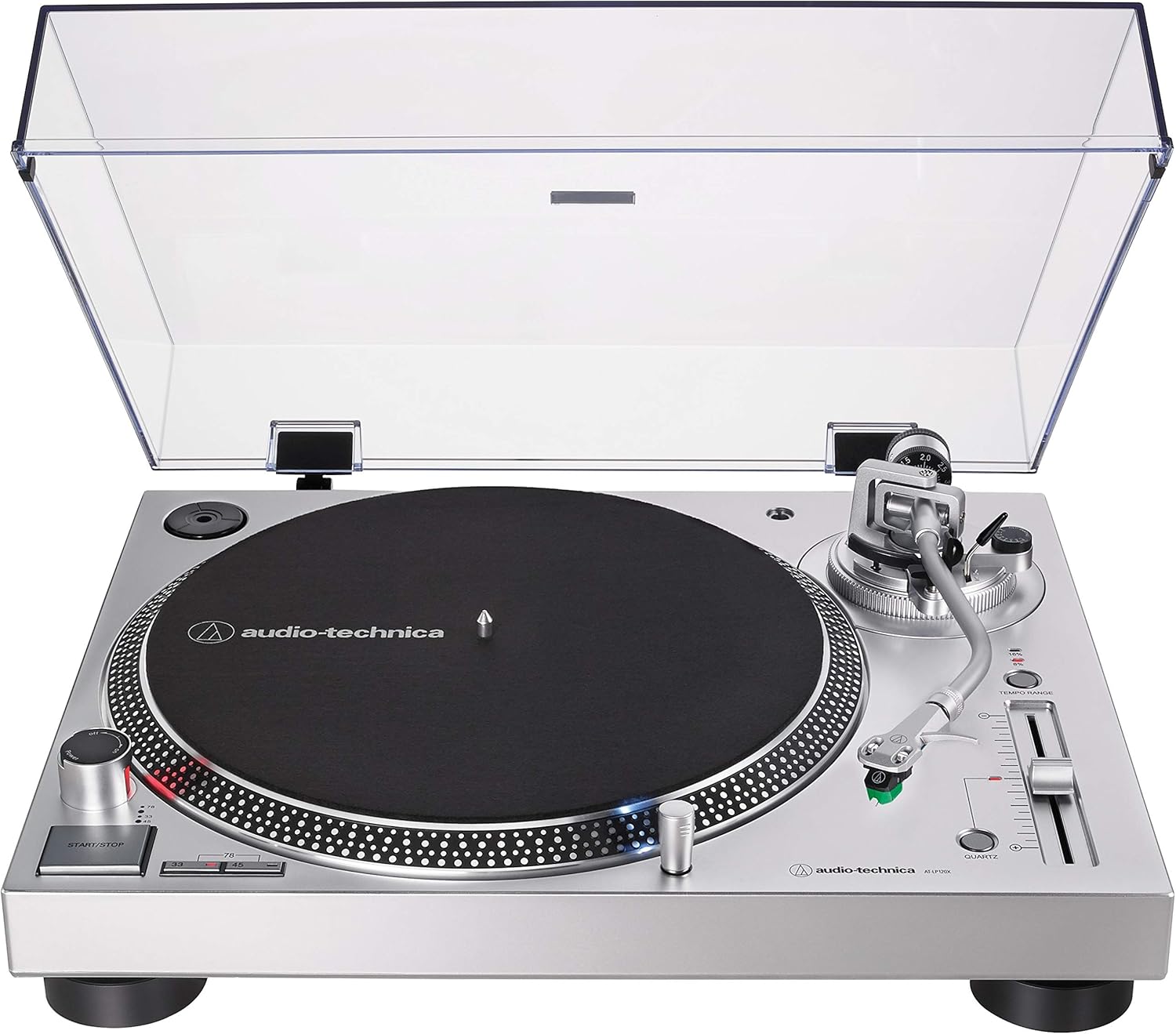 Audio-Technica AT-LP120XBT-USB-BK Wireless Direct-Drive Turntable, Black